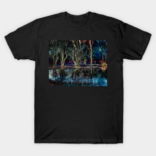 Night Descends On The Pond T-Shirt